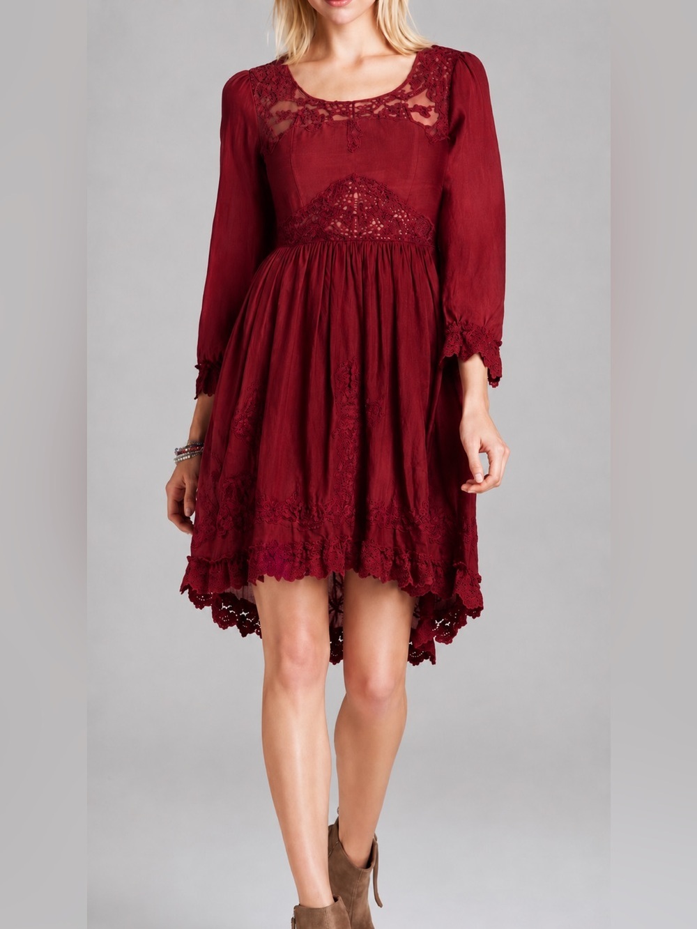 Free People Cotton Crinkle Montana mini dress, size 8